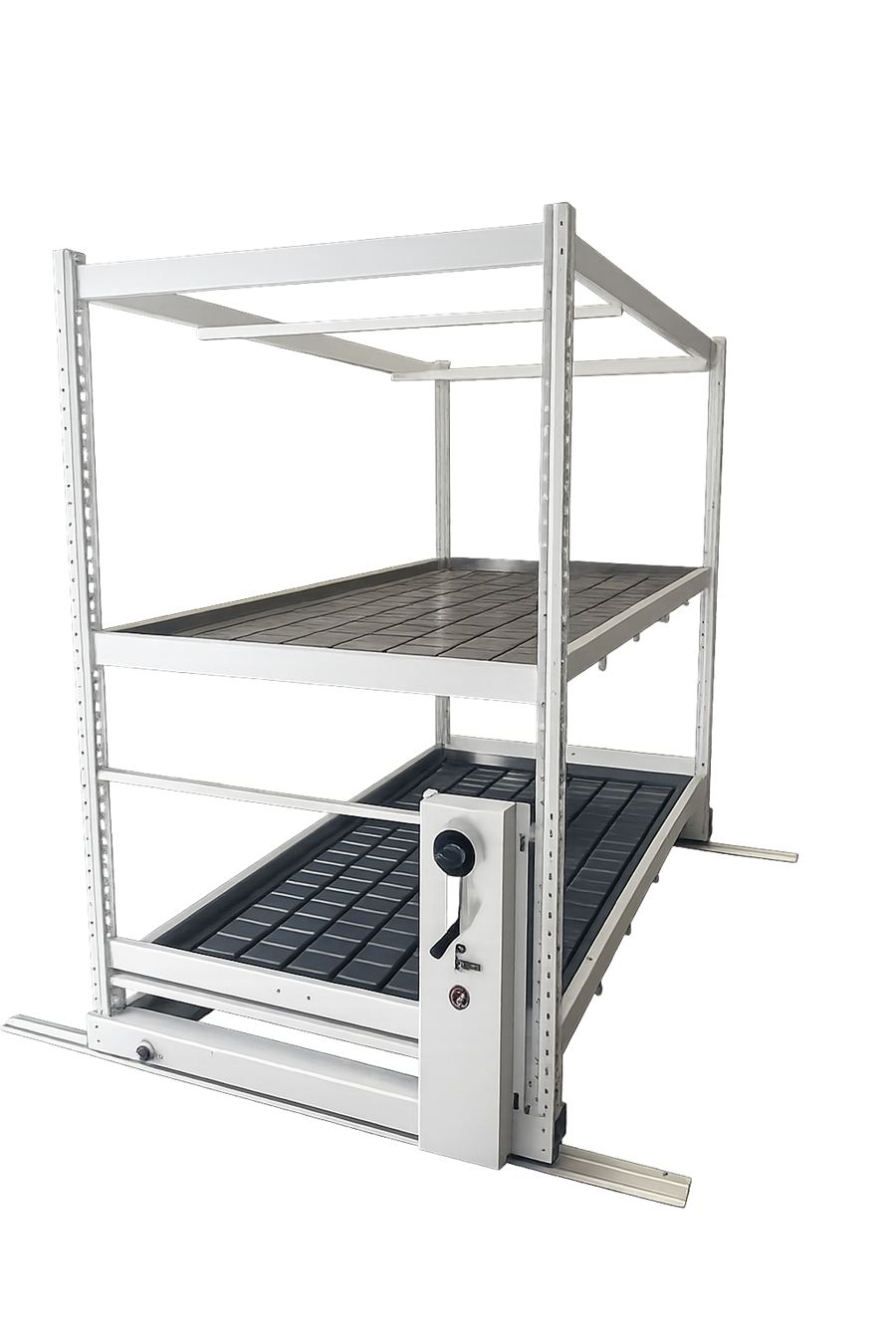 Rack de cultivo con movimiento lateral